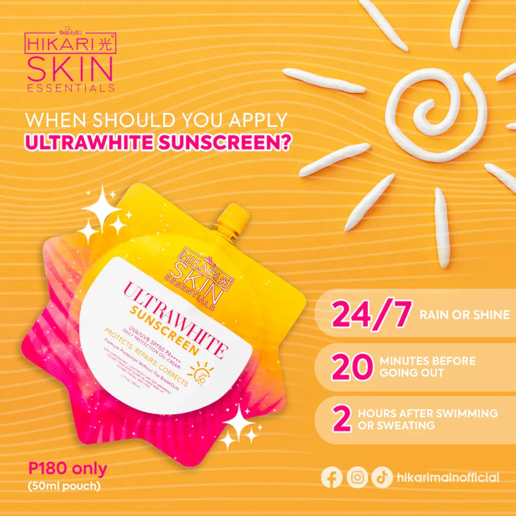 Hikari Skin Essentials Ultra White Sunscreen | 50ml