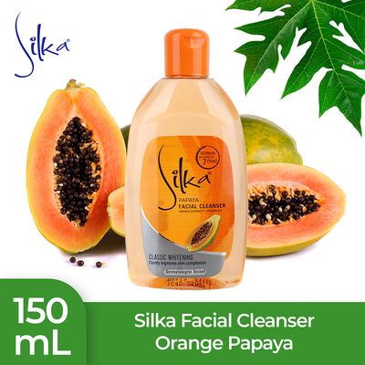 Silka Facial Cleanser Papaya 150ml