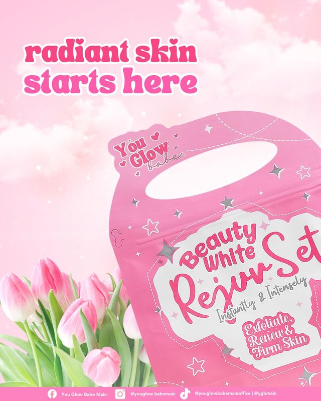 You Glow Babe Beauty White Rejuvenating Set Instantly and Intensily