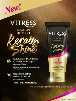 Vitress Keratin Shine Hair Polish 100ml