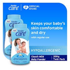 Tender Care Baby Powder Classic Mild Value Blue Pack 200g