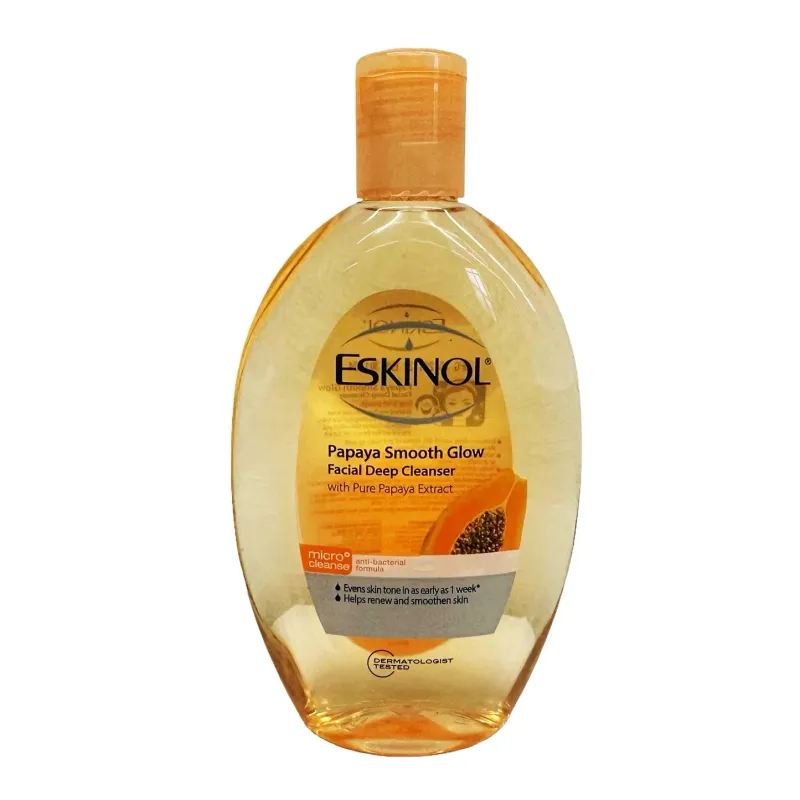 Eskinol Classic Papaya Smooth Glow Deep Cleanser with Pure Papaya Extract 225ml