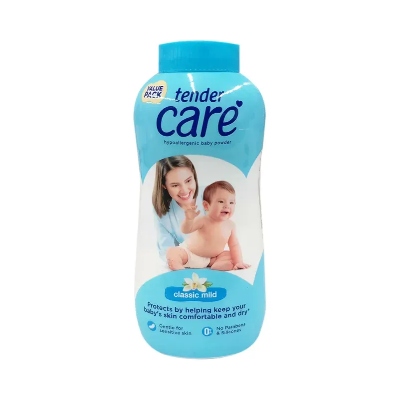 Tender Care Baby Powder Classic Mild Value Blue Pack 100g