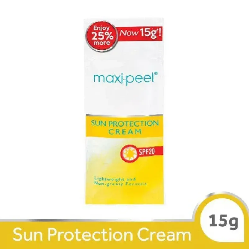 MaxiPeel Sun Protection Cream SPF20 15g MaxiPeel Sun Protection Cream SPF20 15g