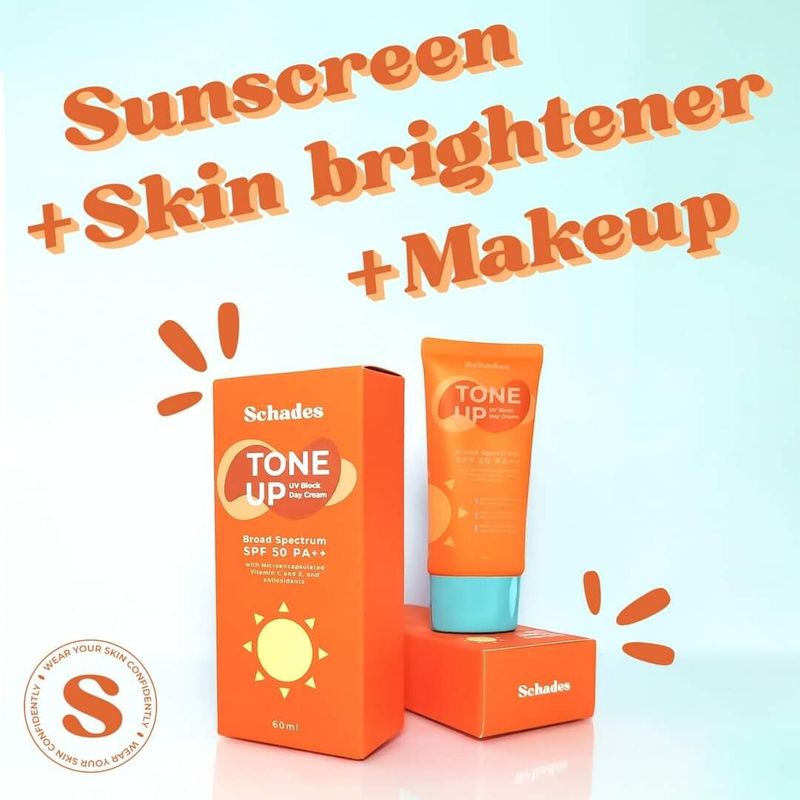 Schades Tone Up UV Block Day Cream SPF 50 PA++ 60ml Schades Tone Up UV Block Day Cream SPF 50 PA++ 60ml