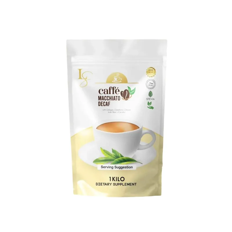 Luxe Slim Beauty Caffe Macchiato Decaf 1 KILO