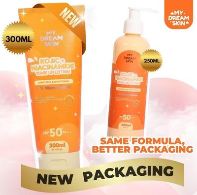 My Dream Skin Kojic + Niacinamide Intense Whitening Lotion 250ml - NEW PACKAGING