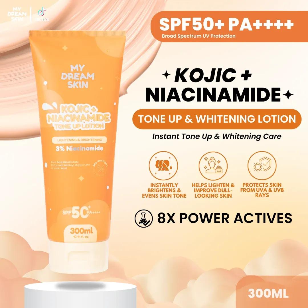 My Dream Skin Kojic + Niacinamide Intense Whitening Lotion 300ml - NEW PACKAGING