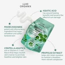 Luxe Organix Cica Soothing Gel 100ml Made in Korea