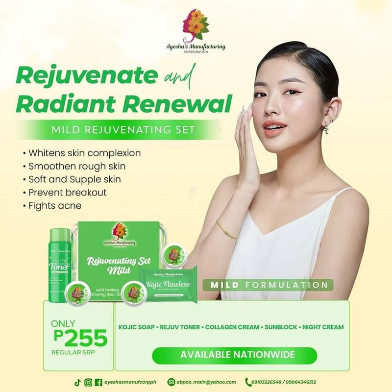 Ayesha's Green Rejuvenating Set for Skin Repair and Anti-Aging Ayesha's Green Rejuvenating Set for Skin Repair and Anti-Aging