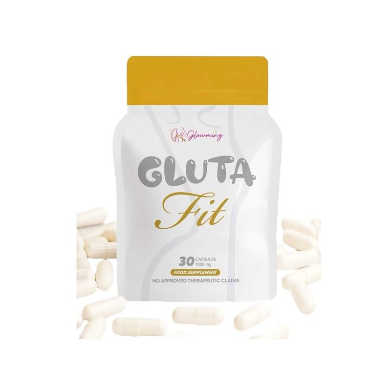 Cris Cosmetics Glowming GLUTA Fit 1000 mg – Advanced Glutathione &amp; Collagen Supplement with Vitamin C, NAC, CoQ10 &amp; L-Carnitine – Supports Radiant Skin, Energy &amp; Overall Wellness – 30 Capsules