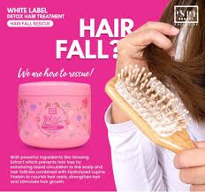 White Label by PSPH Beauty Detox Hair Treatment Mask and Shampoo (Hair and Scalp Care) 250ml
