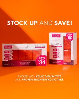 Brilliant Skin Kojic Acid Soap Micro-Exfoliating 3IN1 - 210g BIG (NEW PACKAGING)