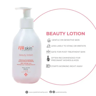 Ryx SkinSincerity Whitening Beauty Lotion SPF 35PA +++ UVA/UVB Protection 200ml