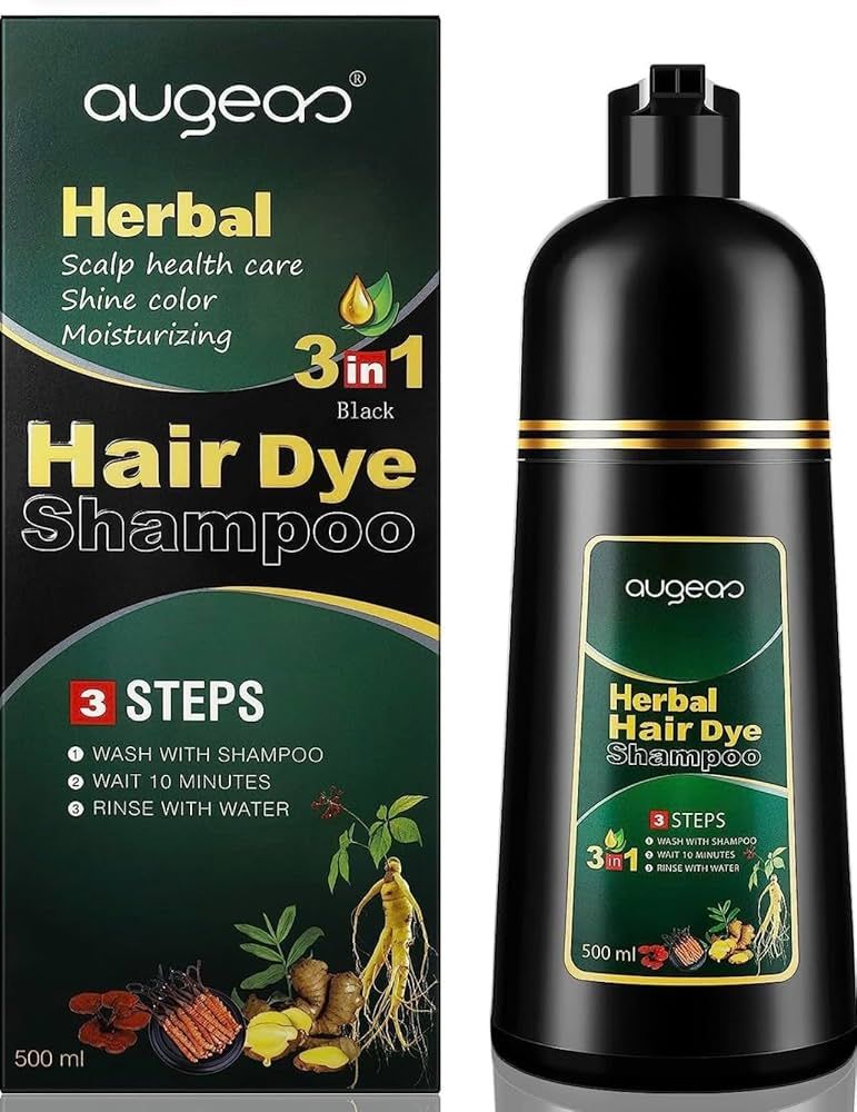 Augeas Herbal Hair Dye Shampoo 500ml