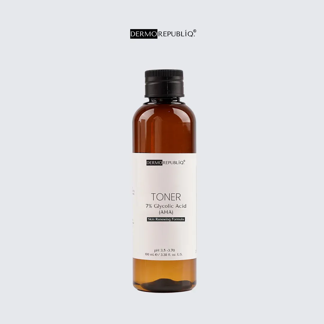 Dermorepubliq 7% Glycolic Acid (AHA) Skin Renewing Toner - 100 ml