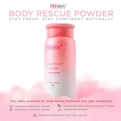 Ryx Skincerity Body Rescue Deodorant Powder 50g