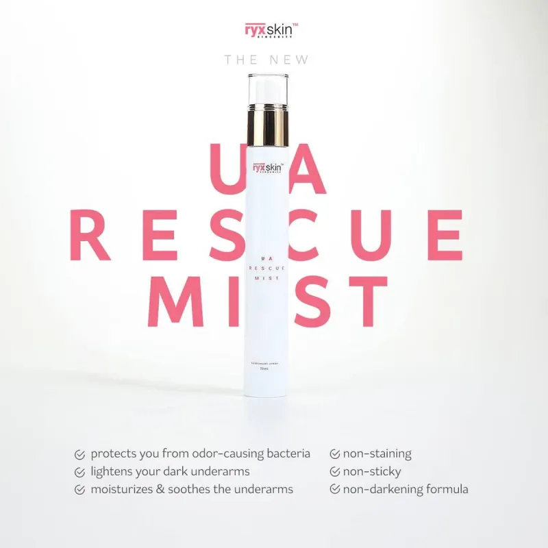 Ryx Skincerity UA Rescue Mist Deodorant Spray - 70ml