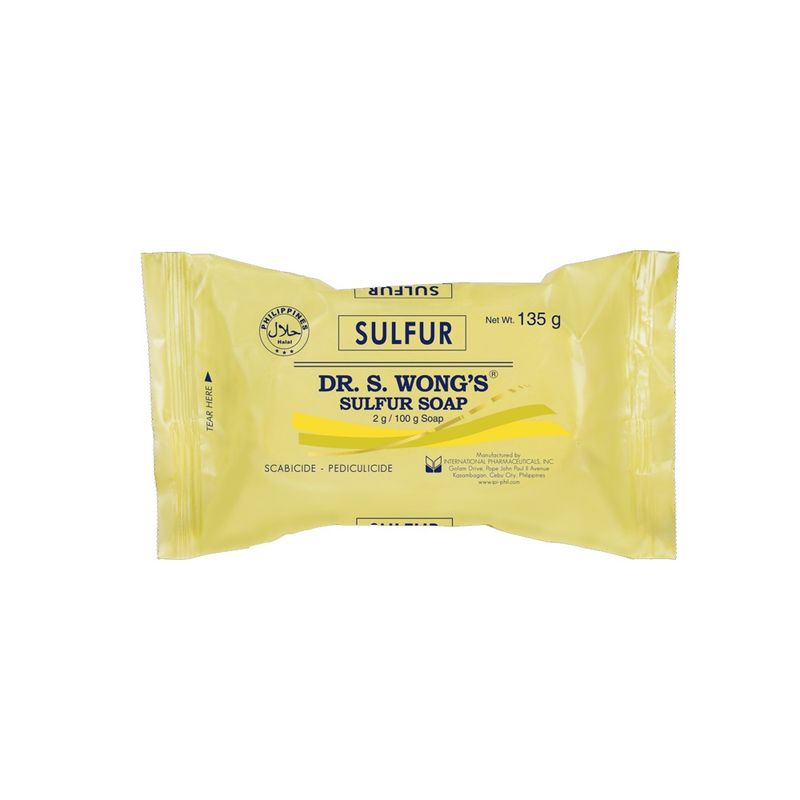 Dr. S. Wong's Sulfur Soap with Moisturizer &amp; Aloe Vera 135g