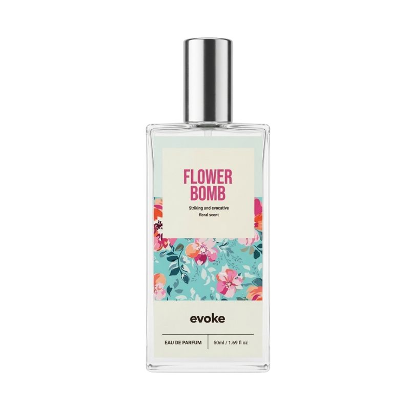 Flower Bomb by Evoke: Long-lasting Oil-based Perfume