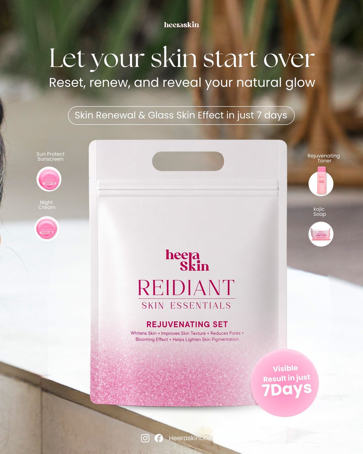 Heera Skin Reidiant Rejuvenating Set