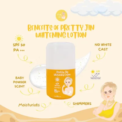 Pretty Jin Whitening Lotion SPF 50 PA+++ 250ml