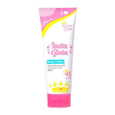 QUEEN WHITE Insta - Gluta Whitening Body Lotion SPF 45