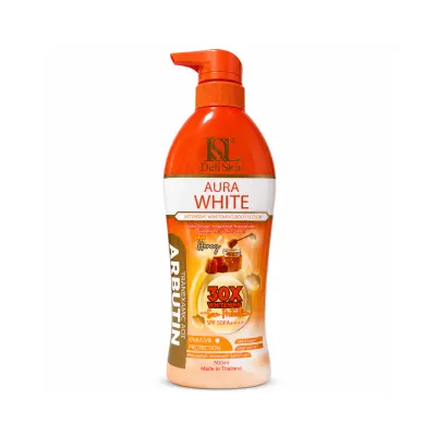 Deli Skin Aura White Body Lotion 500ml | Honey, Tranexamic Acid &amp; Niacinamide Daily Moisture Care with SPF50 PA++++