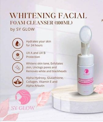SY GLOW Whitening Facial Foam Cleanser 100ml