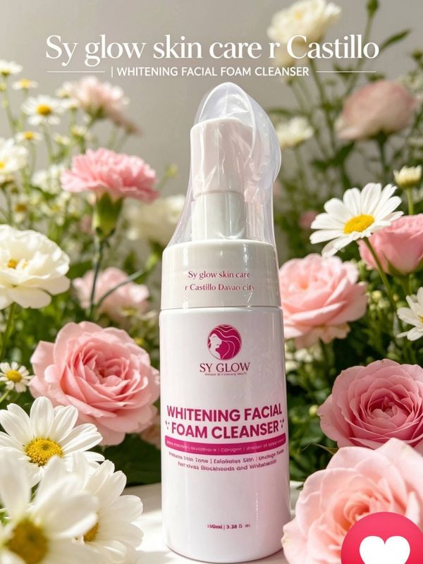 SY GLOW Whitening Facial Foam Cleanser 100ml