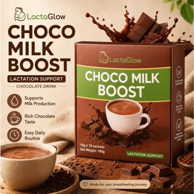 Lactaglow Choco Milk Boost - Lactation Support Drink for Breastfeeding Moms Lactaglow Choco Milk Boost - Lactation Support Drink for Breastfeeding Moms