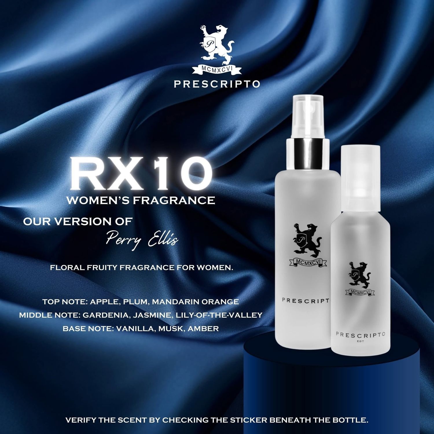 Prescripto - RX10 Our Version of Perry Ellis Women (360° PERRY ELLIS) - 100ml