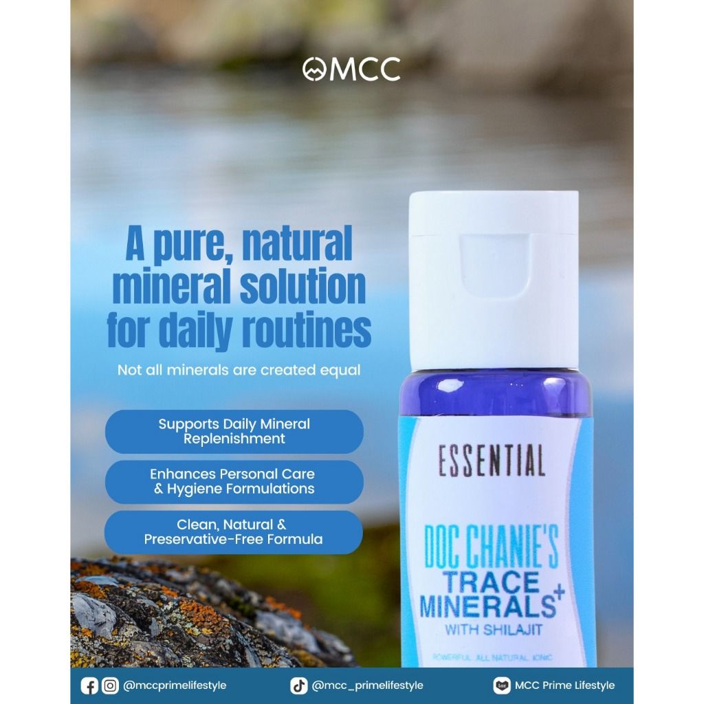 MCC Trace Minerals with Shilajit for Energy &amp; Wellness 20ml
