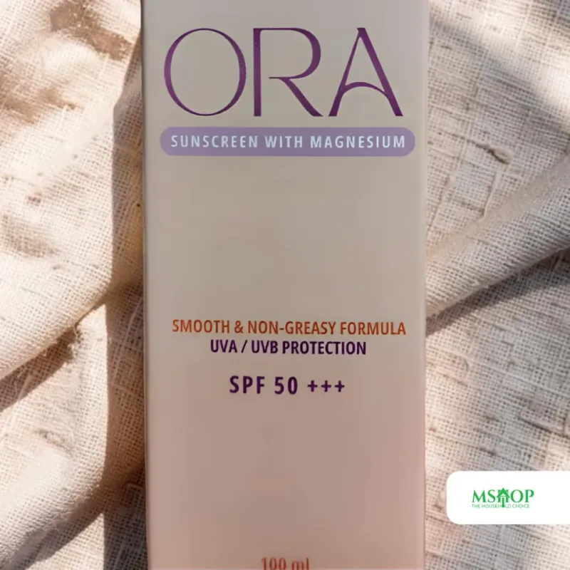 MCC ORA Sunscreen with Magnesium (SPF 50+++) 100ml