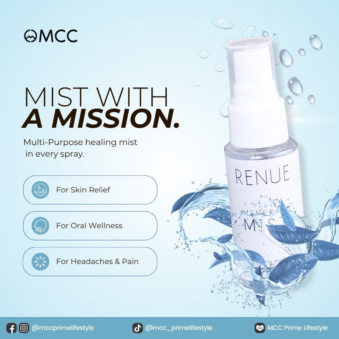 MCC Renue Mineral Mist - for beauty and for health