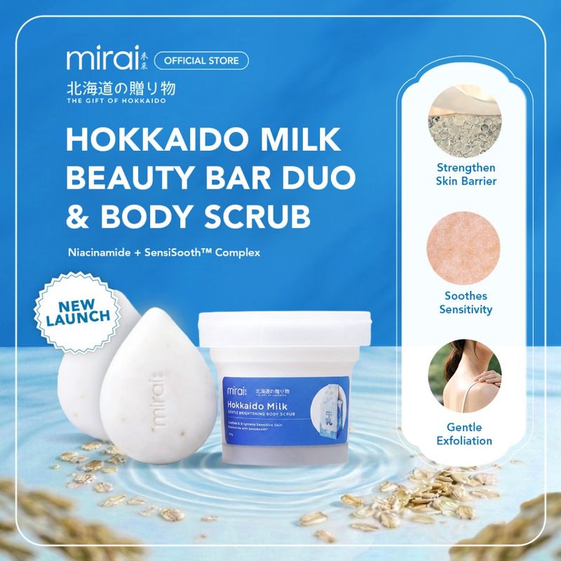 Miria Hokkaido Milk Body Scrub (250g)