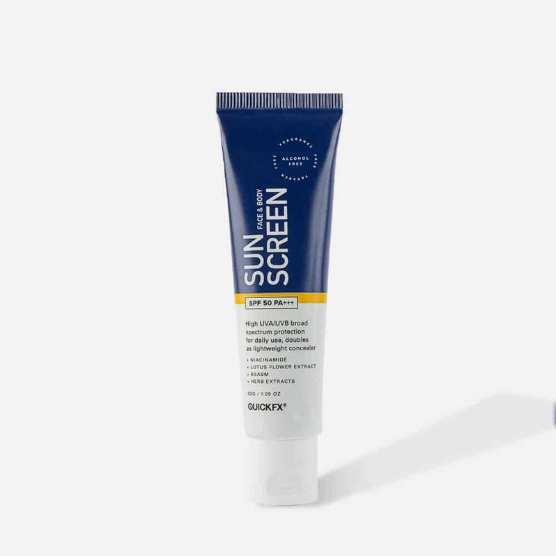 QuickFX Face &amp; Body Sunscreen SPF50 PA+++ 30g