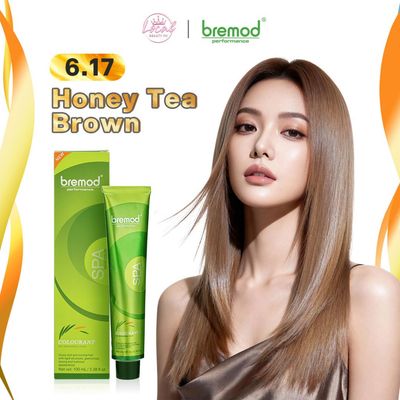 Bremod Hair Color 6.17 Honey Tea Brown