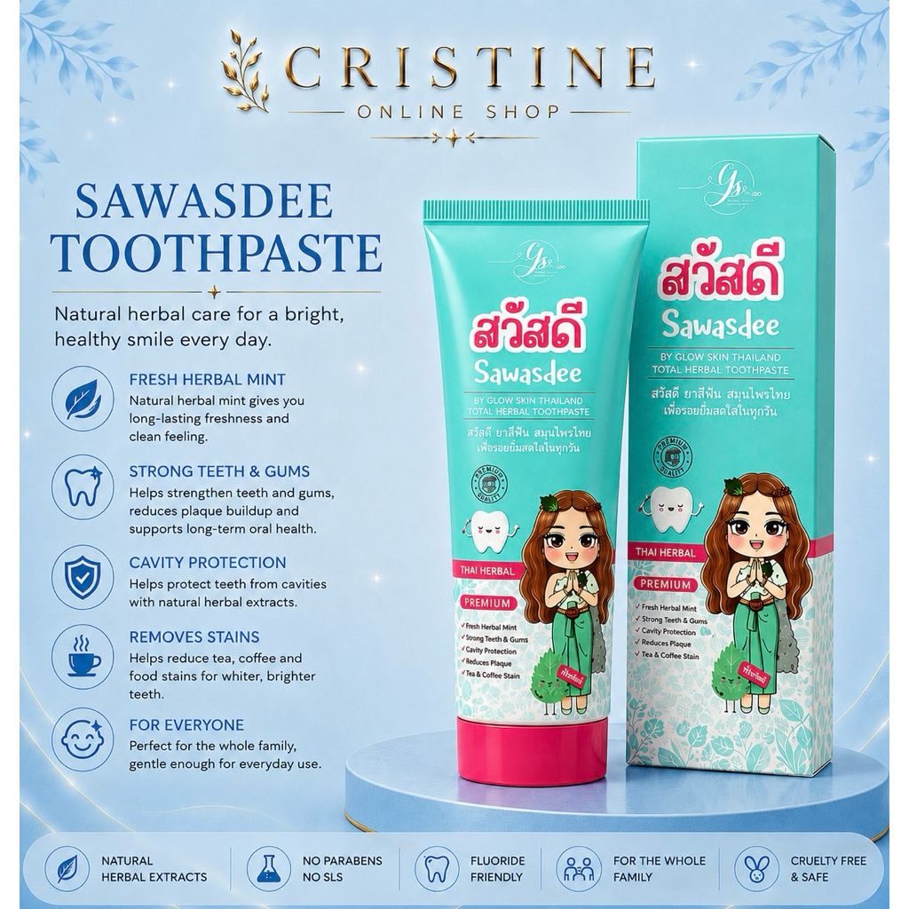 Sawasdee Herbal Whitening Toothpaste