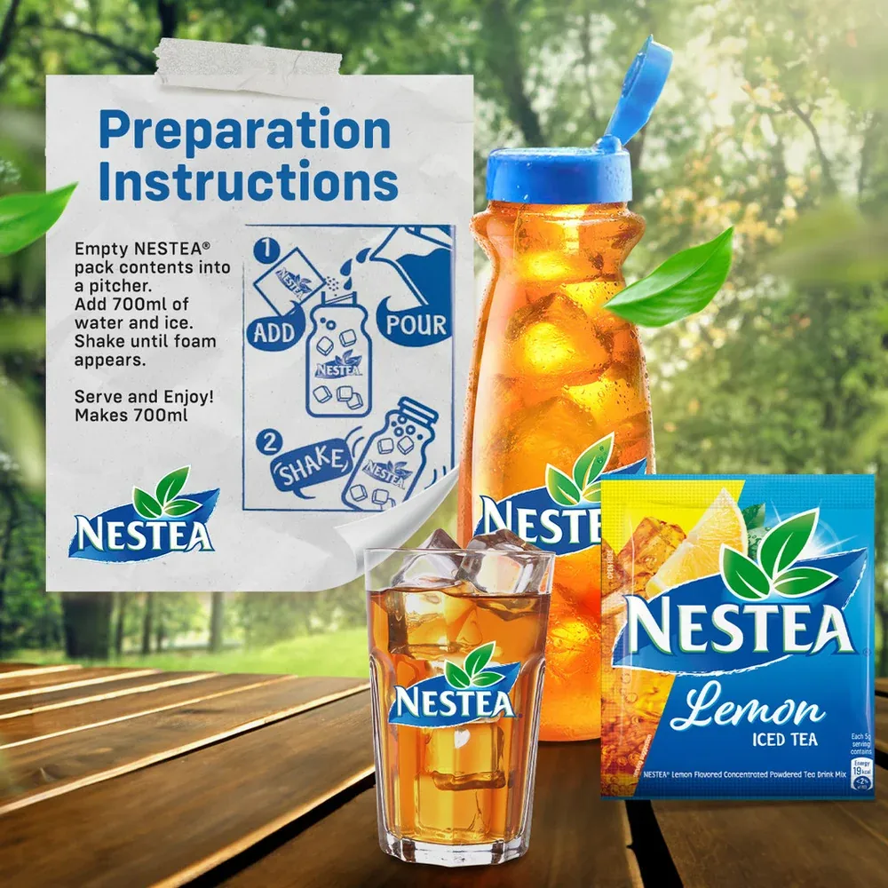 Nestea Lemon Blend Iced Tea 20g - Pack of 12