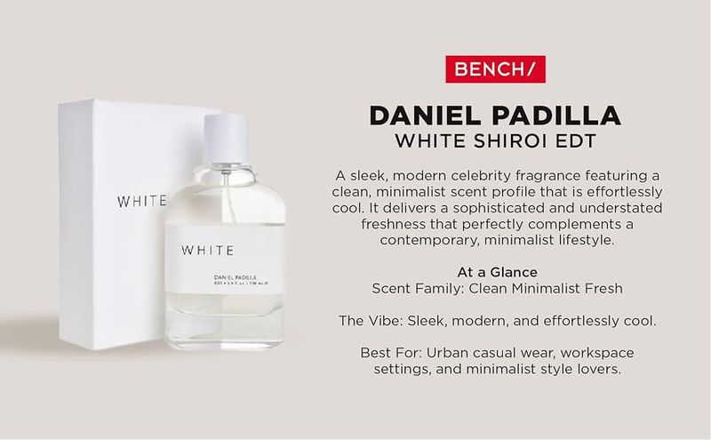 Bench Daniel Padilla Shiroi EDT 100ml