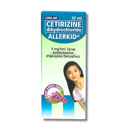 Cetirizine 5 mg/5 mL Syrup 30 mL Bottle