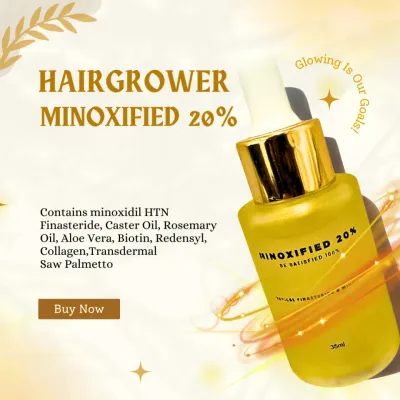 Minoxified 20% - Ultimate Hair Growth Formula: Extra Strength Minoxidil Solution Hypoallergenic Hair