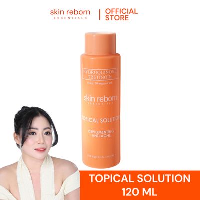 Skin Reborn Essentials Toner Topical Solution Pore Control Toner Solution Hydroquinone 120ml