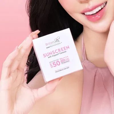 Brilliant Skin White-Sunscreen with Orgasol Caresse SPF 50 (50g)