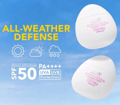 Brilliant Skin White-Sunscreen with Orgasol Caresse SPF 50 (50g)