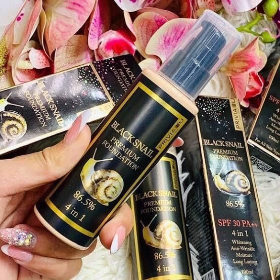 Black Snail Premium Foundation 86.5% SPF 30PA++ 4in1 Whitening Anti-wrinkle 100ml
