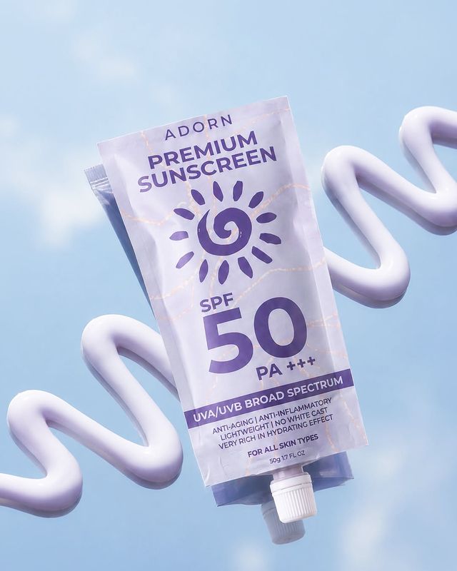 Adorn Premium Sunscreen New Packaging 50ml