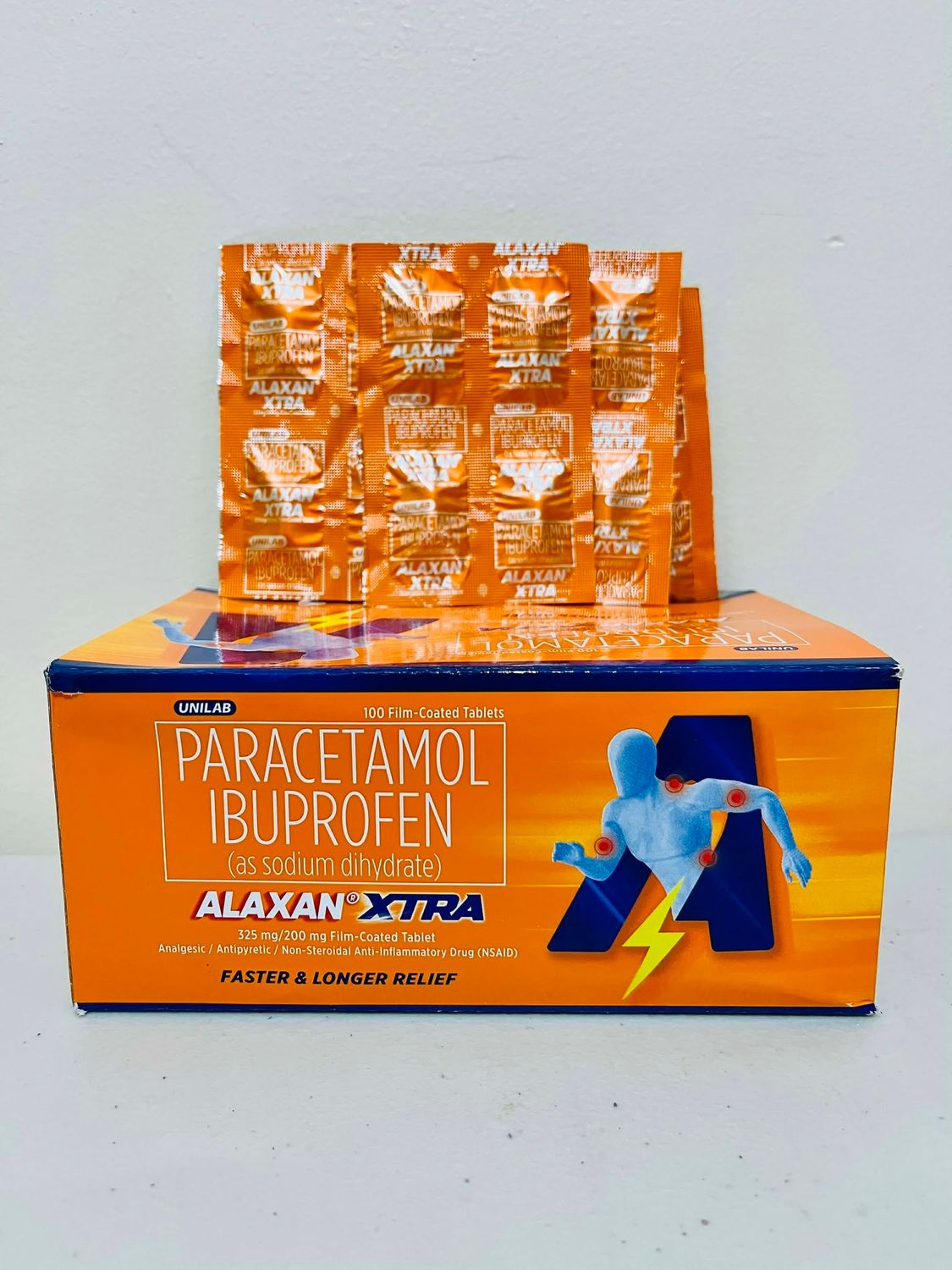 Alaxan Xtra 325mg/200mg Tablet 24PCs
