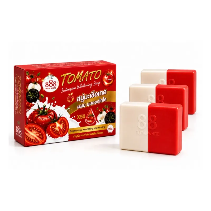 888 Tomato Soap Lycopene-Enriched Hydrating &amp; Smoothing (90g)